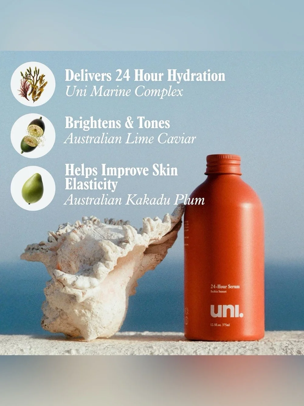 Uni 24-Hour Hydrating Body Serum NWT